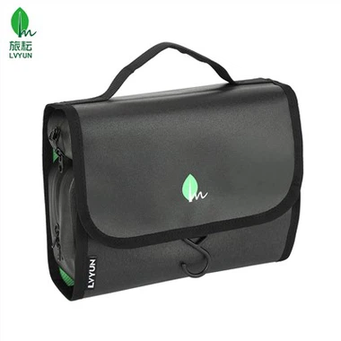 Black Waterproof Toiletry Bag