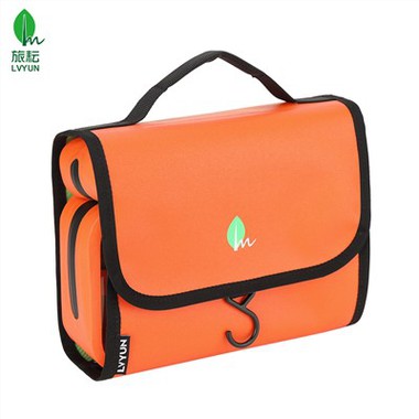 Orange Waterproof Toiletry Bag