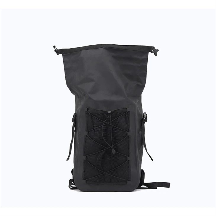 Expandable roll top large capacity backpack