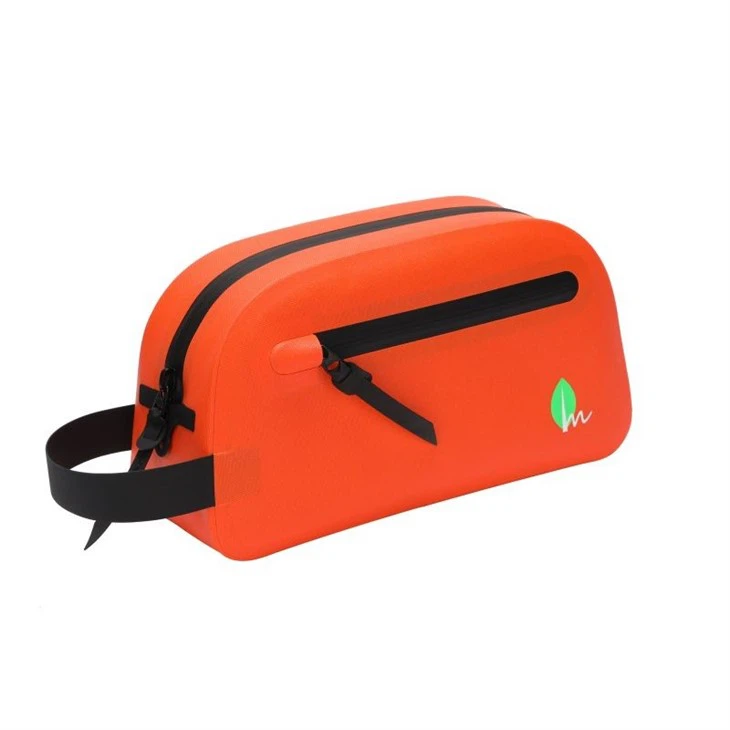 Orange Waterproof Toiletry Bag