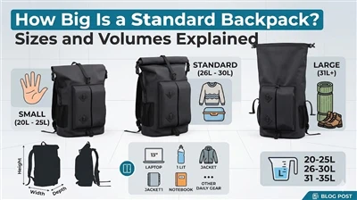 How Big Is a Standard Backpack? Sizes and Volumes Explained