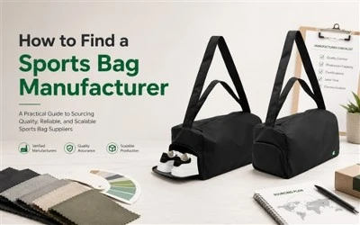 How Can I Find Someone To Manufacture A Sports Bag For Me?