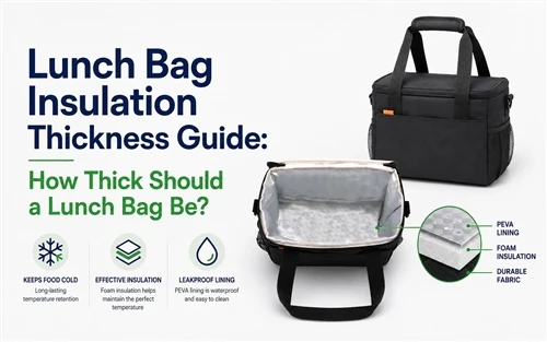 Lunch Bag Insulation Thickness Guide: How Thick Should a Lunch Bag Be?