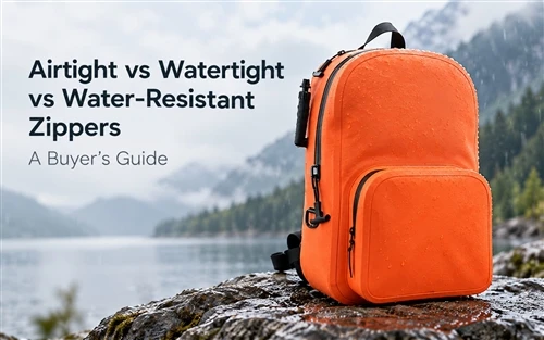 Airtight vs Watertight vs Water-Resistant Zippers: A Buyer’s Guide