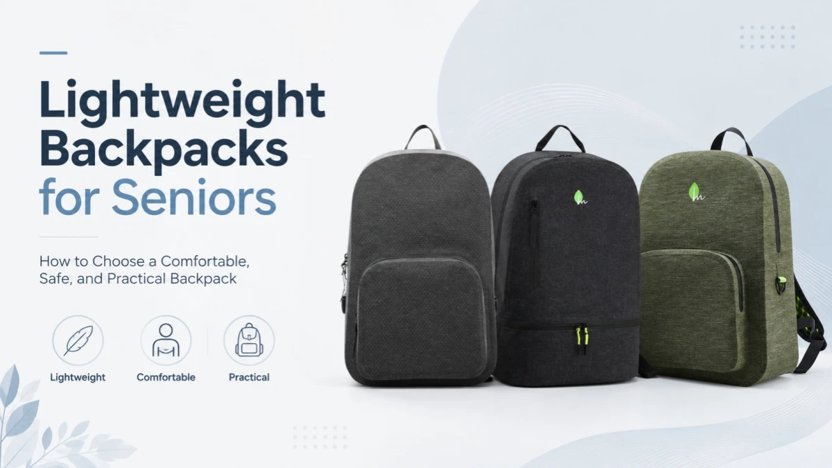 Lightweight Backpacks for Seniors: How to Choose a Comfortable, Safe, and Practical Backpack Lightweight Backpacks for Seniors: How to Choose a Comfortable, Safe, and Practical Backpack