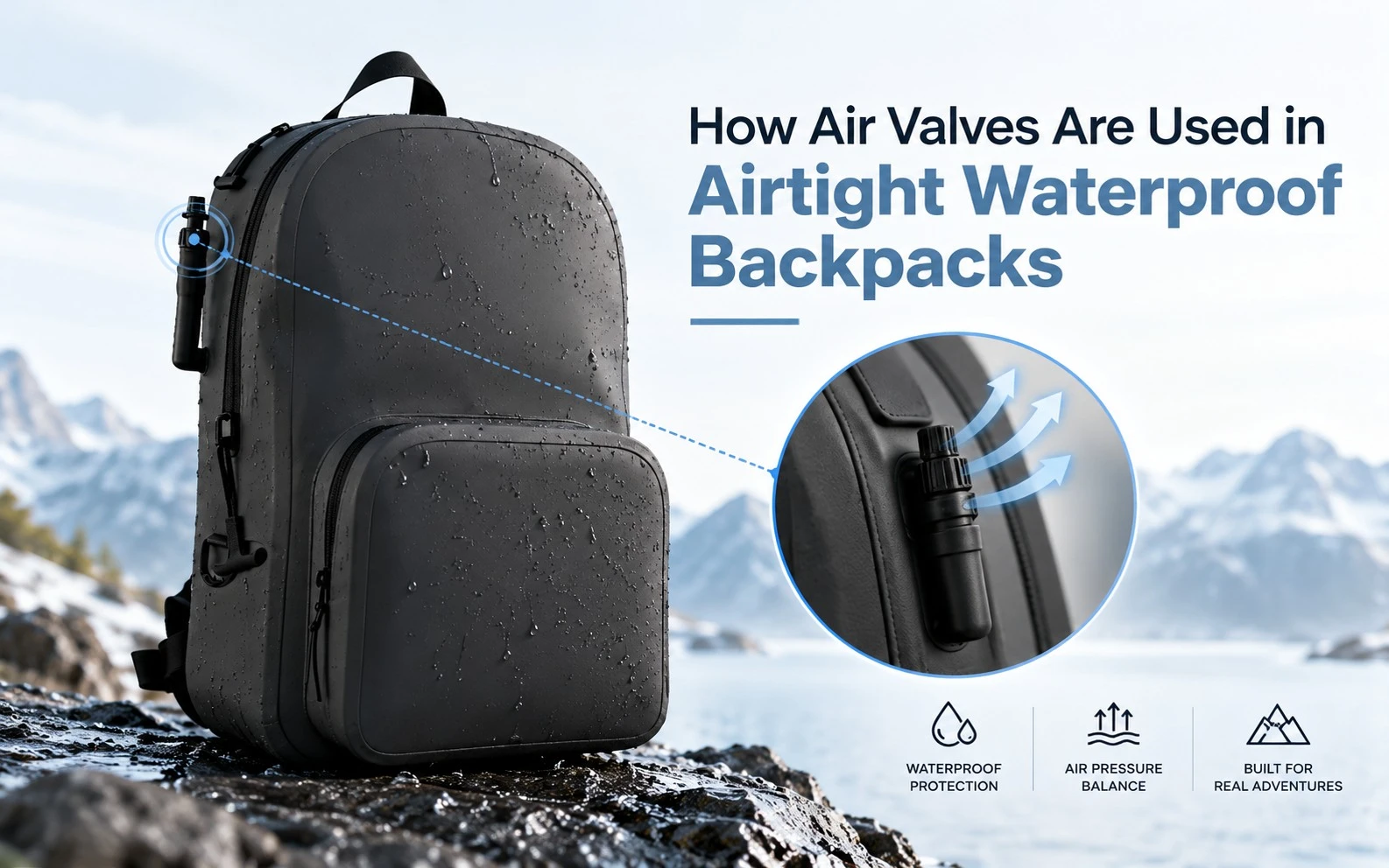 How Air Valves Are Used in Airtight Waterproof Backpacks How Air Valves Are Used in Airtight Waterproof Backpacks
