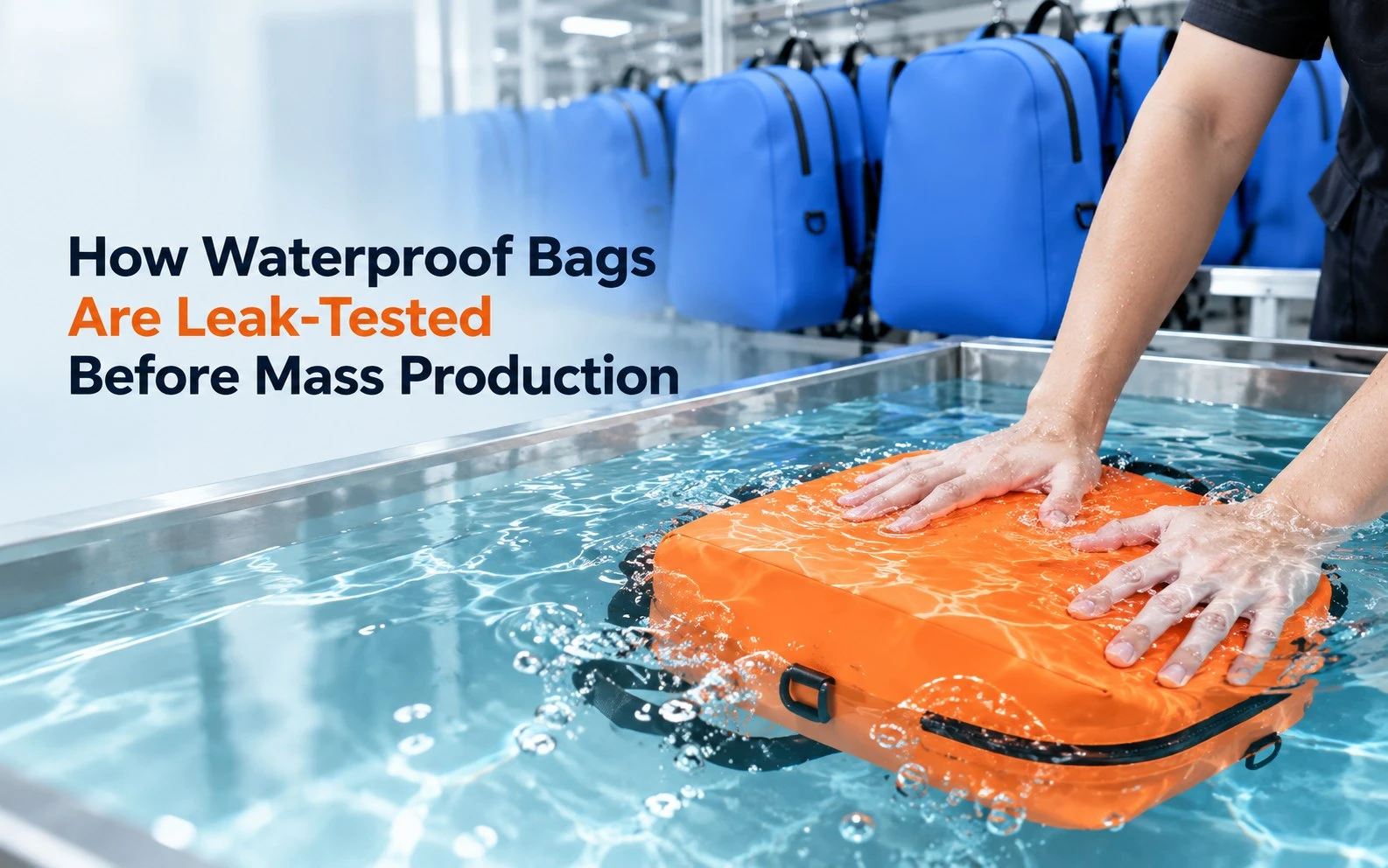 How Waterproof Bags Are Leak-Tested Before Mass Production How Waterproof Bags Are Leak-Tested Before Mass Production